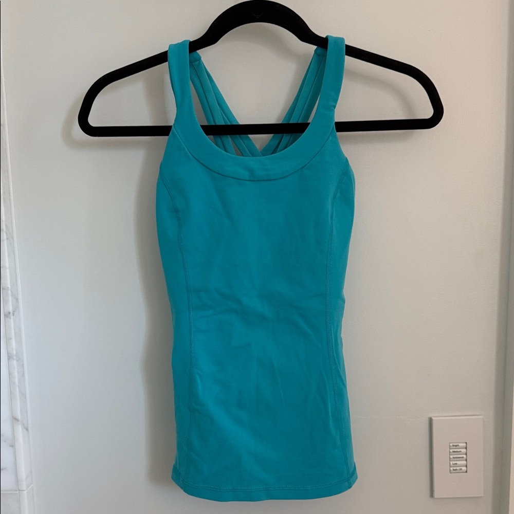 Lululemon Athletica Blue Tank Top